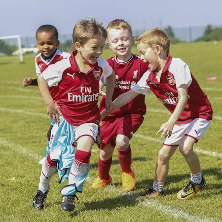Saturday football training, 3 yrs — Class at The Charter School