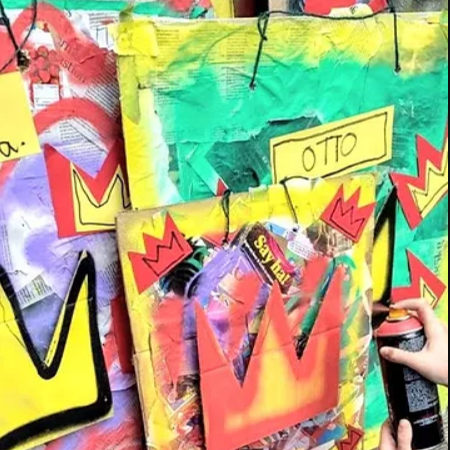 Banksy: Graffiti, Stencilling, Lettering — Holiday Camp at Kensal Rise