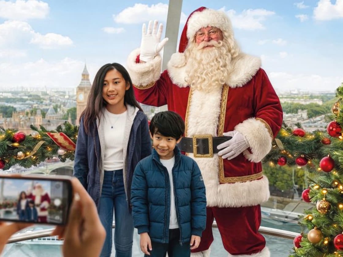 Santa in the Sky — Event at The London Eye