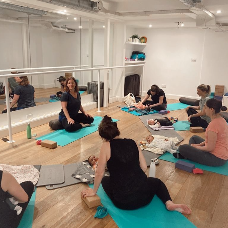 Postnatal Yoga *precrawling babies welcome* — Class at Life By Margot