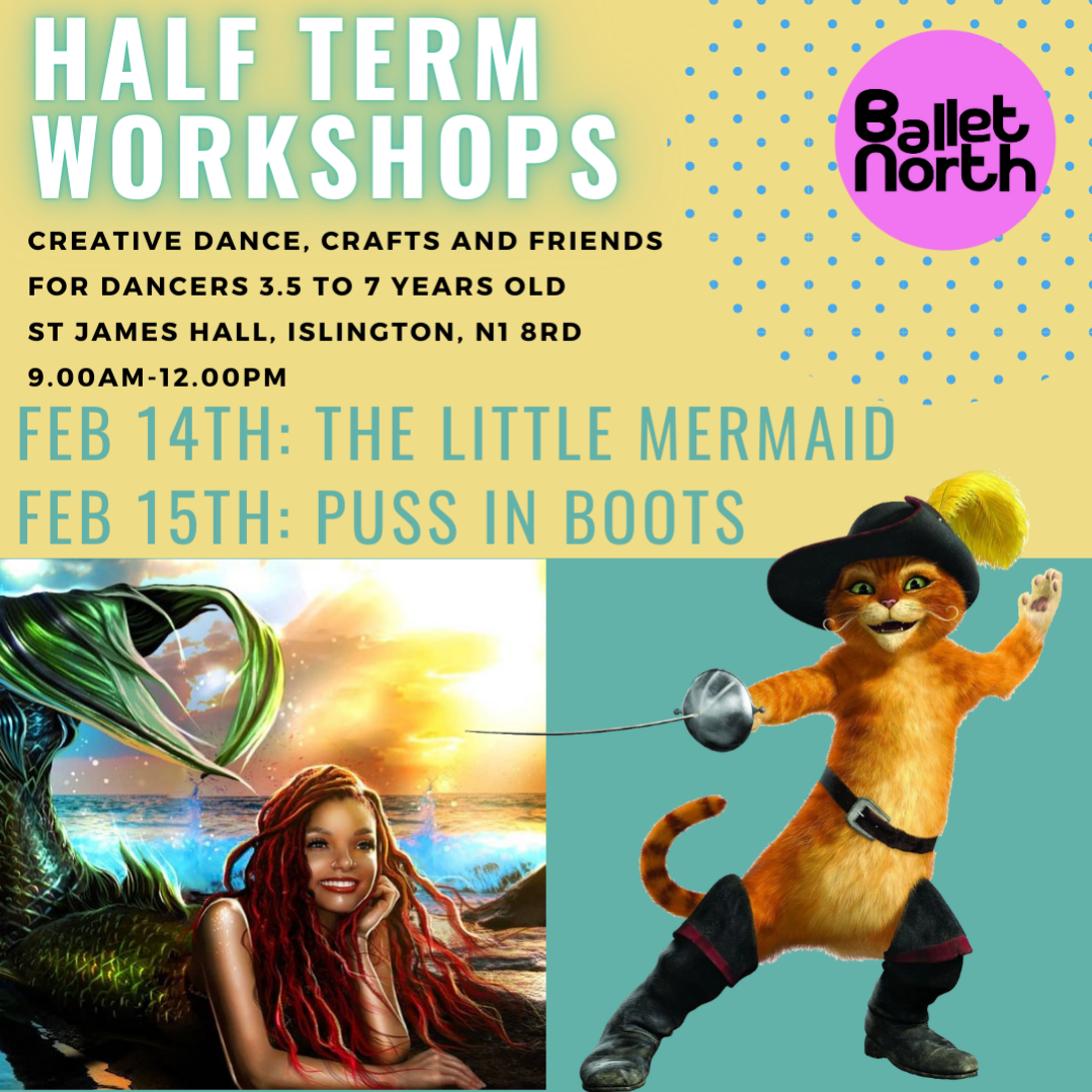 Ballet North Half Term Workshops — Workshop at St. James Hall