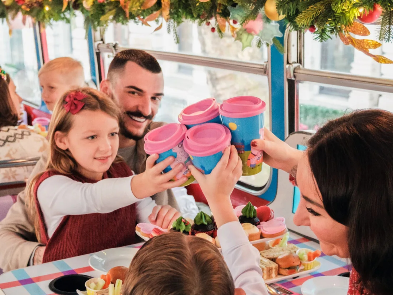 Peppa Pig Christmas Tea Bus Tour — Event at Temple Embankment Bus Stop N