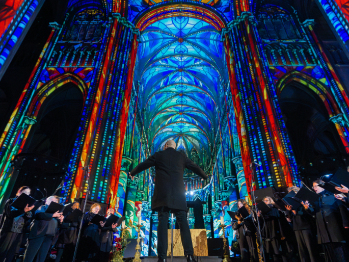 LUMINISCENCE: The new 360° projection concert — Performance at Westminster Cathedral