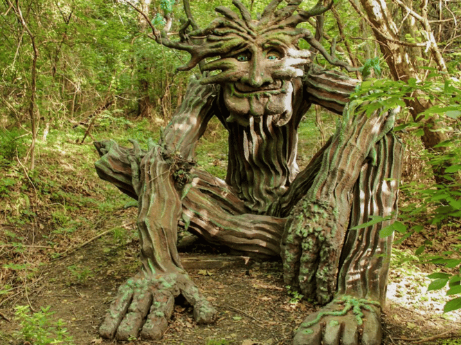 Well Dressing and the Green Man