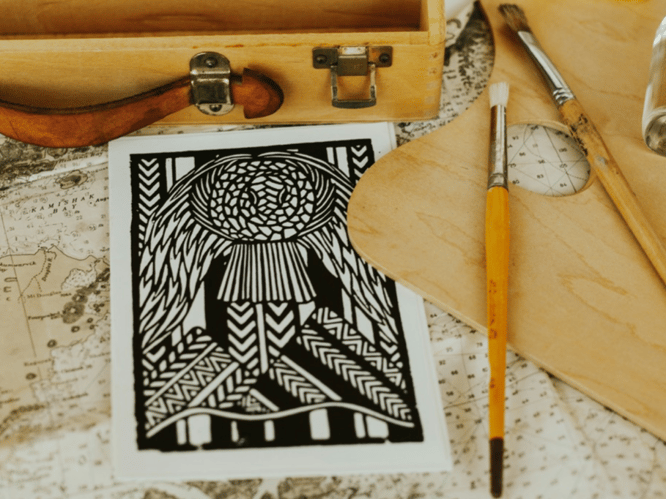 Printmaking Inspired by Nature