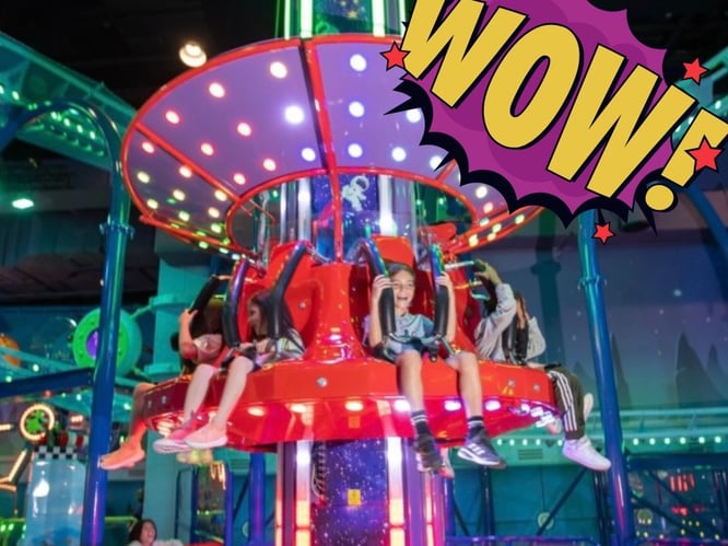 Rollercoasters & Splash Fountain Fun