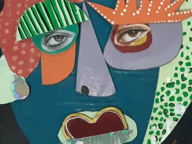 A Neon Picasso Portrait Party